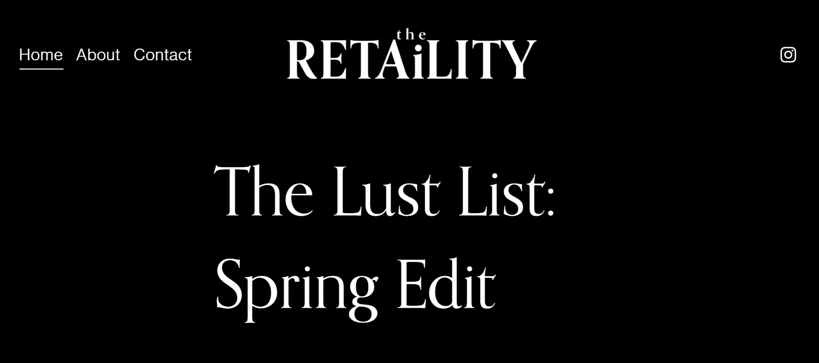 The Retaility: The Lust List: Spring Edit